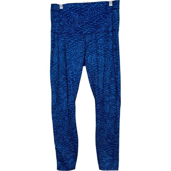 Lululemon Pure Practice Pant Samba Snake Kayak Blue Hero     Size: 8 - Picture 3 of 5
